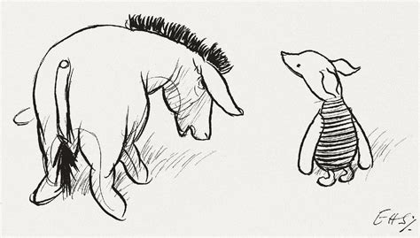 E. H. Shepard eeyore & piglet