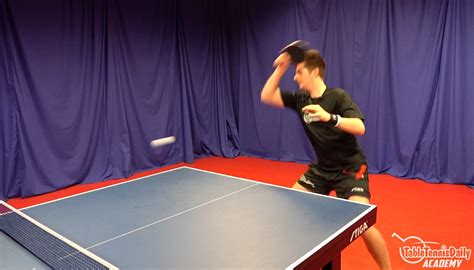 How To Forehand Topspin against backspin - TableTennisDaily Academy