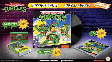 Teenage Mutant Ninja Turtles NES - CD Soundtrack – Limited Run Games