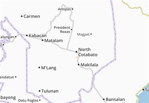 MICHELIN North Cotabato map - ViaMichelin