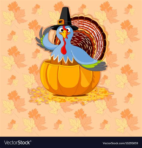 Thanksgiving turkey Royalty Free Vector Image - VectorStock