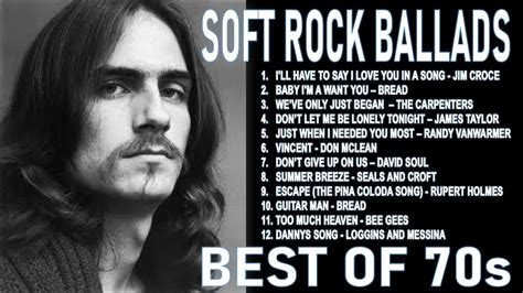 BEST OF 70s SOFT ROCK BALLADS PLAYLIST - CLASSIC NONSTOP COLLECTION ...