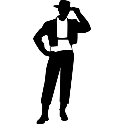 Free Icon | Flamenco male model standing frontal symbol