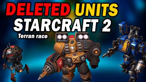 SCRAPPED UNITS That Could Have Been in StarCraft 2 Multiplayer - Terran ...