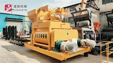 1m3 One Cubic Meter Twin Shaft Concrete Mixer Machine - Buy 1m3 Twin Shaft Concrete Mixer ...