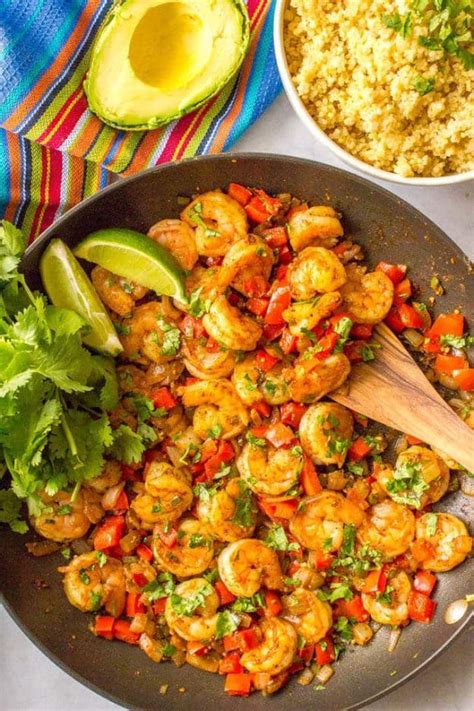 Quick + Easy Mexican Shrimp Skillet (+ video) | Recipe | Shrimp recipes for dinner, Shrimp ...