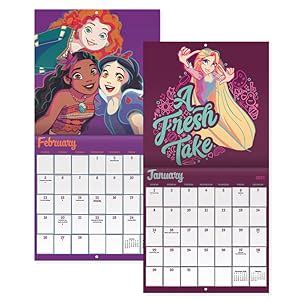 2023 Disney Princess Wall Calendar & Pushpins : Amazon.ca: Office Products