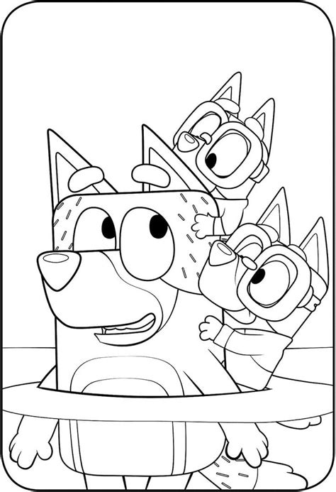 Bluey Mackenzie Coloring Pages - clowncoloringpages | Family coloring pages, Fall coloring pages ...