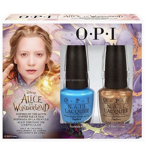 OPI Alice In Wonderland Duo Fearlessly Alice & Mirror Escape 2 x 15ml