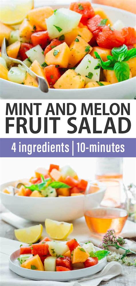 Mint and Melon Salad - Healthy Seasonal Recipes