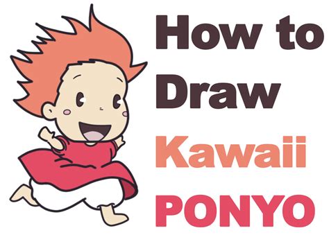 ponyo human – How to Draw Step by Step Drawing Tutorials