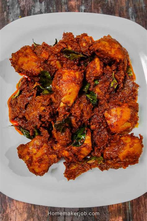 Chicken Ghee Roast Recipe Mangalorean Style - homemakerjob.com