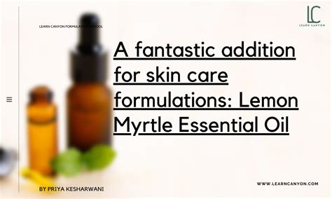 Lemon Myrtle (Backhousia Citriodora) Leaf Essential Oil