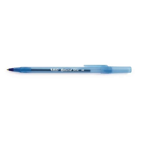 Bic® Round Stic® Blue Medium Point Pens - Set of 12