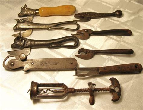 Antique iron can openers - 8 pieces - USA / UK / DE - 1900 - Catawiki