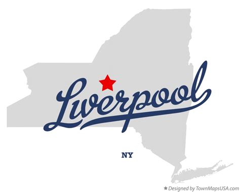 Map of Liverpool, NY, New York