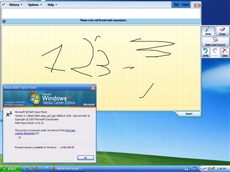 Windows 7 Math input panel by jeremyddual on DeviantArt