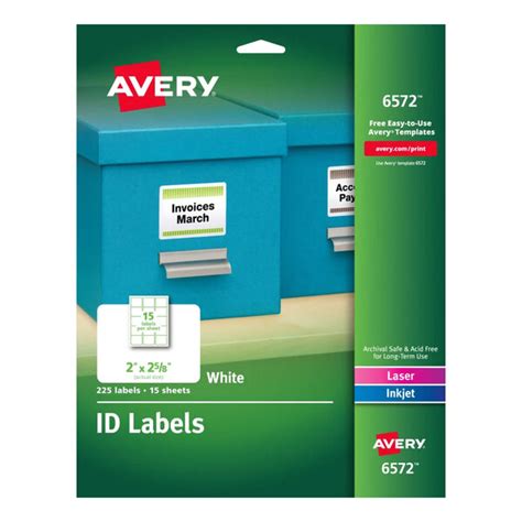 Avery 2X2 Square Labels Template 22816