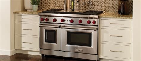 48" Gas Range 4 Burner Infrared Dual Griddle Wolf Rangetop