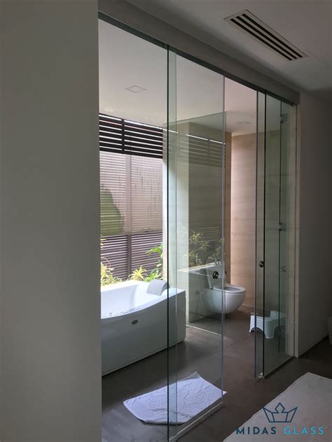 Sliding Glass Door and Glass Partition Wall Installation in Singapore Landed House - Bukit Timah ...