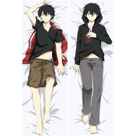 Hot Japanese Anime Hugging Pillow Cover Case Pillowcases Decorative Pillows Double Sided 2WT ...