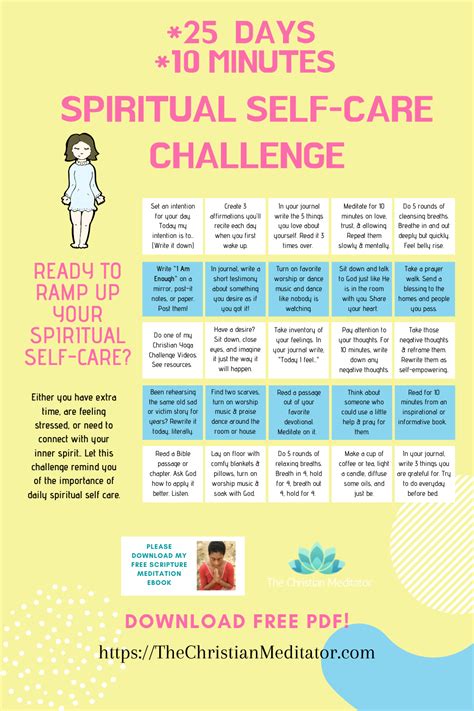 Spiritual Self-Care Challenge in Just 10 Minutes a Day - Discover the Healing Power of Christian ...