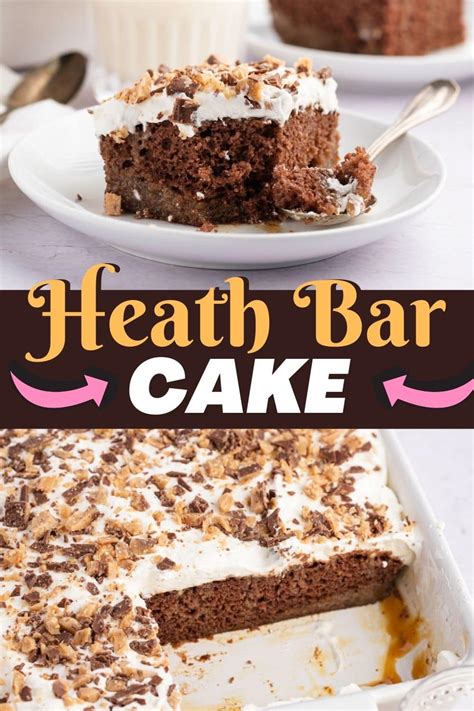 Heath Bar Cake (Easy Dessert Recipe) - Insanely Good