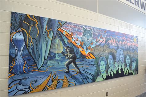 Timpanogos High School unveils Sacred Images Mural sharing area’s history | News, Sports, Jobs ...