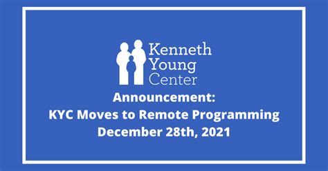 Office Closure: On-Site Services Going Remote… | Kenneth Young Center