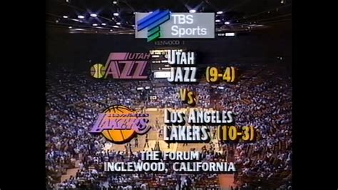 Utah Jazz at LA Lakers -12/2/1988 - YouTube