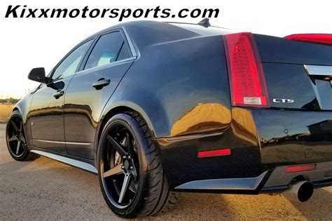 Cadillac CTS-V Sedan with 20" Ferrada FR3 Black Concave Wheels – Kixx ...