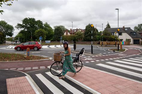 Aerial photos show Cambridge's brand new Dutch roundabout in action ...