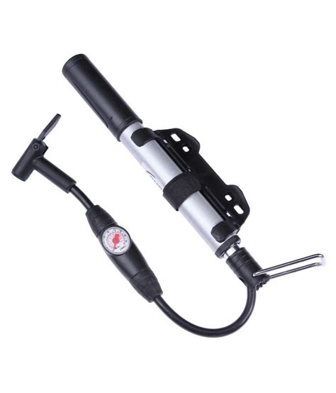 Bicycle Pump With Gauge High Pressure Hand Mini Pump Hose Air Inflator: Buy Online at Best Price ...