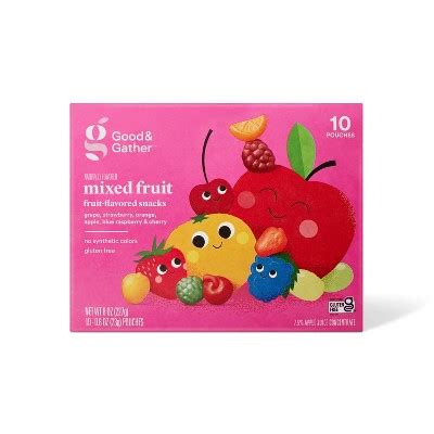Mixed Fruit Fruit-flavored Snacks - 8oz/10ct - Good & Gather™ : Target
