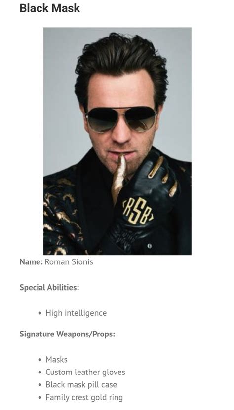 Character Bio ~ Roman Sionis - Birds of Prey (2020) Photo (43149638) - Fanpop