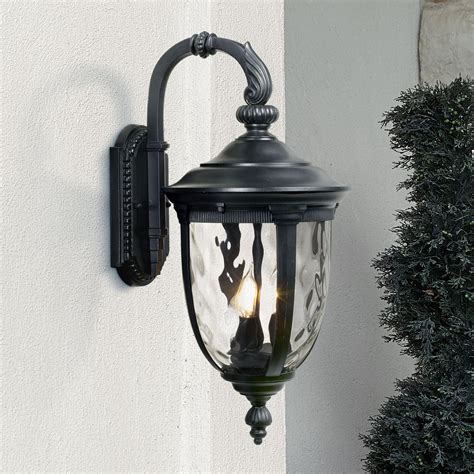 John Timberland Outdoor Wall Light Fixture Textured Black 20 1/2 ...