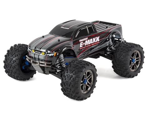 Traxxas E-Maxx RTR Brushless 4WD Monster Truck (Black) [TRA39086-4-BLK] | Cars & Trucks - AMain ...