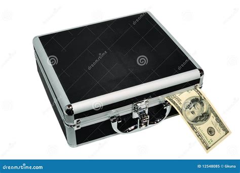 Metal Briefcase stock image. Image of economy, black - 12548085