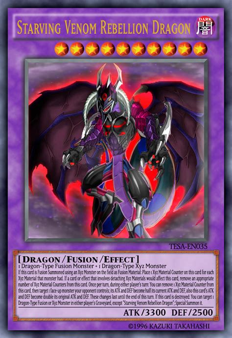 Starving Venom Rebellion Dragon | Yu-Gi-Oh Card Maker Wiki | FANDOM powered by Wikia