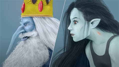 ArtStation - Ice King and Marceline - Adventure Time Fanart Poster