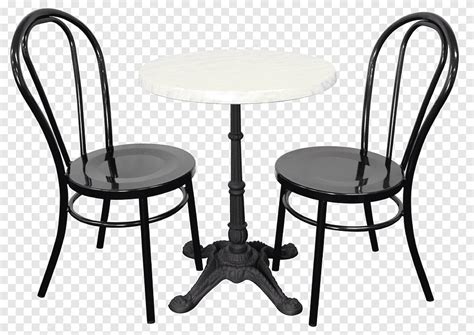 Black-and-white 3-piece bistro set, Table Cafe Coffee Chair Bar stool, wheelchair, angle ...