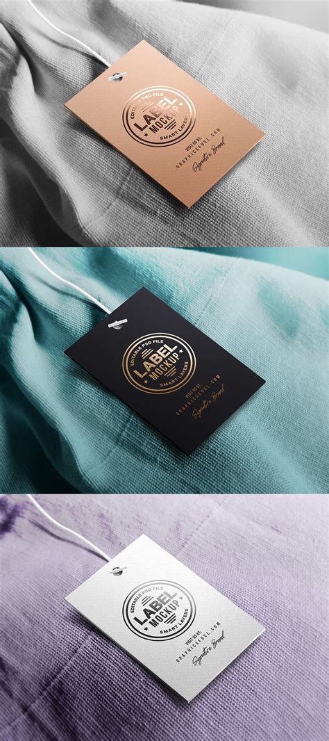 Clothing Tag Mockup | Design mockup free, Mockup free download, Free mockup