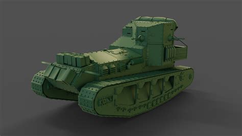 WW1 Whippet Tank - Works in Progress - Blender Artists Community