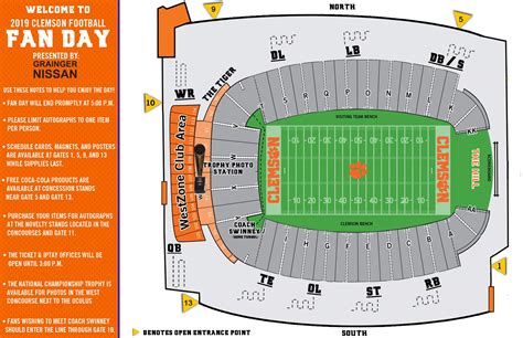 Clemson Football Stadium Map | Living Room Design 2020