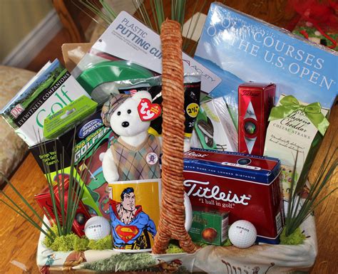 Mens Golf gift basket in progress. Very pleased with the grass and moss | Golf gift basket ...