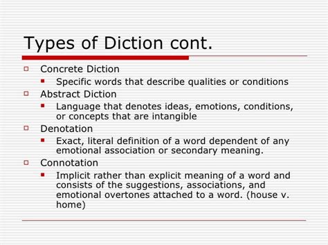 Diction