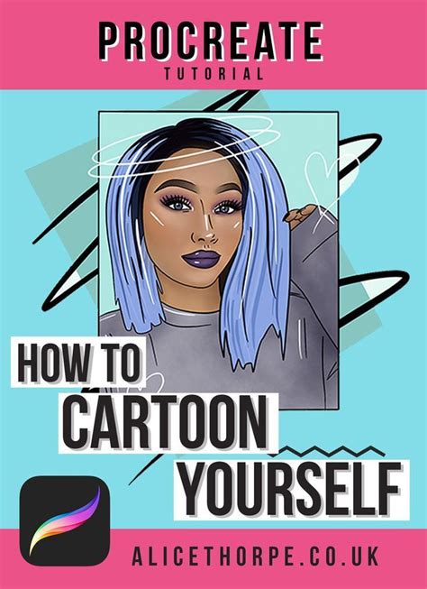 Cartoon Yourself Like A PRO | Using Procreate | Step By Step in 2020 | Procreate tutorial ...