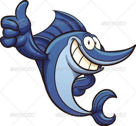 Cartoon Swordfish | Illustration art, Illustration, Cartoon