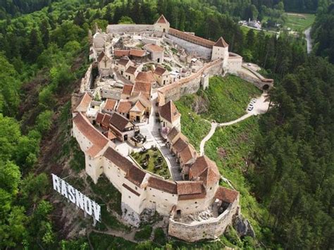 Rasnov [rashnov] Citadel Castle Ruins, Medieval Castle, Romanian ...