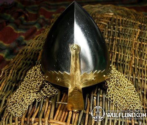 Wenceslas Helmet with aventail Viking Helmets Helmets, Armour Wulflund